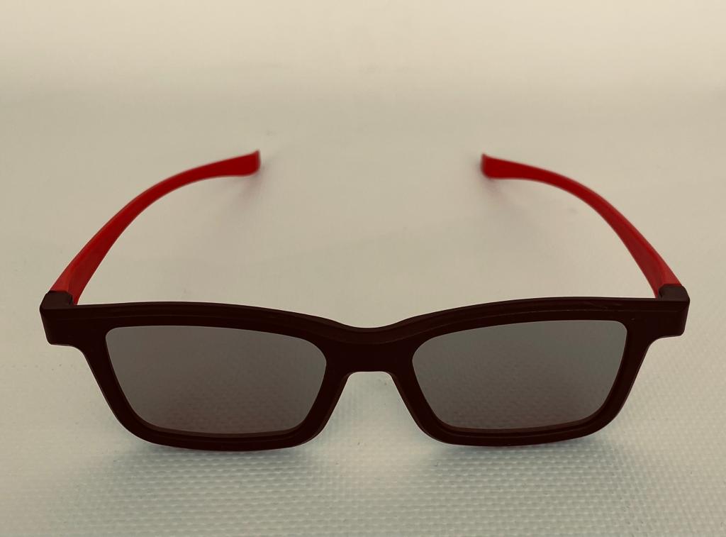 Lunettes passives 3D (500 pièces) - Rouge
